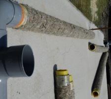 Préparation des drains