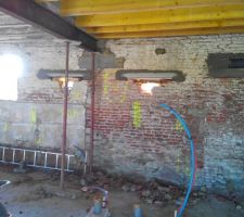 Pose linteau b&eacute;ton fen&ecirc;tre