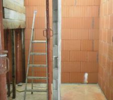 Emplacement du futur escalier