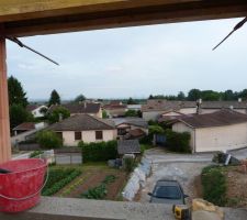 Vue de la Bugey sur la chambre de l'étage à l'est