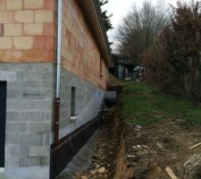 Isolation sous sol pour emp&ecirc;cher infiltration