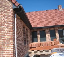 1ère descente de gouttière posée