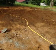 Socle pour la pompe à chaleur