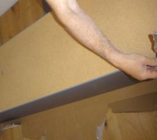 D&eacute;but du montage du dressing