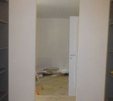 D&eacute;but du montage du dressing