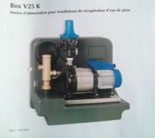 Pompe pour la cuve d'eau de pluie