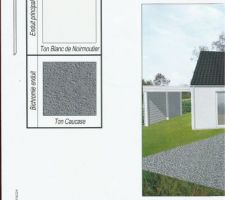 Plan de maison cote gauche avec carport obligatoire