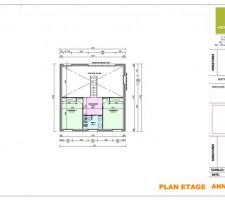 Voici le plan,je l ai effectuer avec mon mari et apres on est aller voire un architecte.