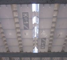 Les hourdis sont pas compl&egrave;tement jointifs ...