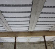 Hourdis bien pos&eacute;s