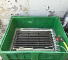 D&eacute;collage peinture sur radiateurs fonte