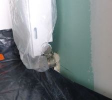 Radiateur salle d'eau relié au chauffage central PAC ...