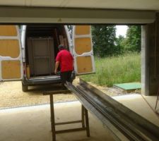 Arrivée de l'ascenseur