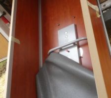 Arriv&eacute;e de l'ascenseur