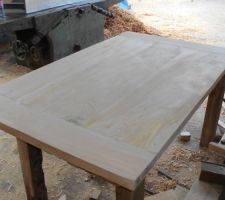 Plateau en cèdre du Liban 3,5cm épaisseur pour table cuisine