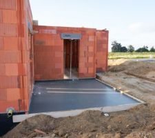 Dalle de la terrasse