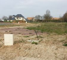 Terrain lors de la premi&egrave;re visite en mars 2015