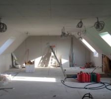 L'étage prend forme