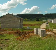 Une petite vue depuis la future terrasse, vivement les bains de soleil !
