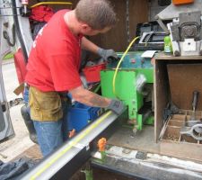 11- c'est terminé: la longueur est minutieusement mesurée