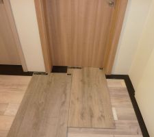 Choix des portes intérieures et du parquet stratifié