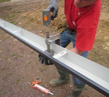 14- perforation pour la descente de gouttière