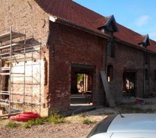 Pr&eacute;paration pour l'ouverture du pignon