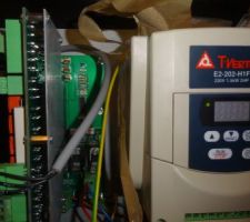 Moteur de l'ascenseur dans le local technique