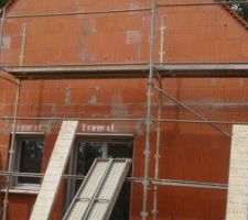 D&eacute;but de l'&eacute;chafaudage