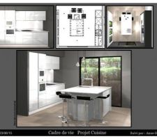 CUISINE ARMONY SIGMA LAQUEE BLANCHE