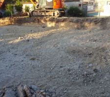 Le terrassement  la fin