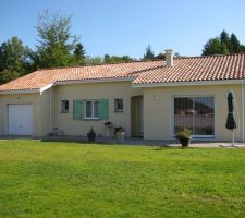 Vue de la maison.