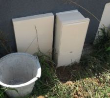 Coffret EDF en place