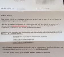 26/06/15 : RDV pour carrelage le 21/07/15 &agrave; 15h30