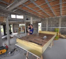 Visite de chantier en famille