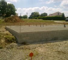 Fondations avec rembai