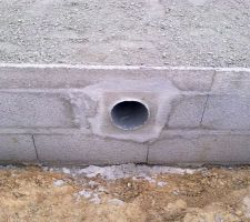 Entr&eacute;e d'air frais pour la chemin&eacute;e/poile