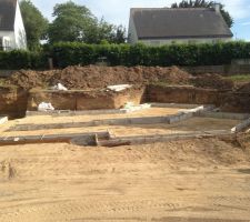 Le coffrage pour les fondations