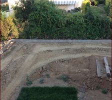 Mur de soutènement en agglo coffrant