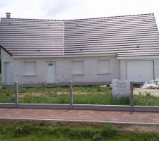 Du tout frais!!!!
J'arrive à l'instant du chantier et aujourd'hui le 15 juin  notre maison est passé hors air, hors eau.