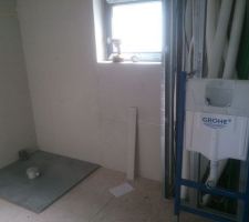 Montage wc suspendu sde étage