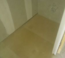 Pose isolant sous fermacell sol wc 3