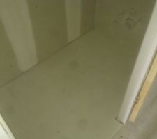 Pose fermacell sol wc 3 fini