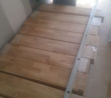 Parquet pièce de vie