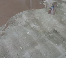 Rattrapage de la chape par le ragréage