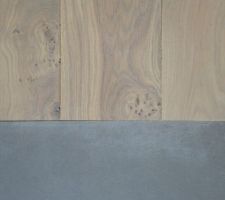 Mélange parquet carrelage