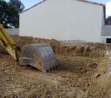 Début du terrassement