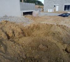 Début du terrassement