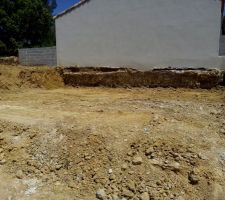 Fin du terrassement