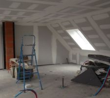 A l'etage notre chambre